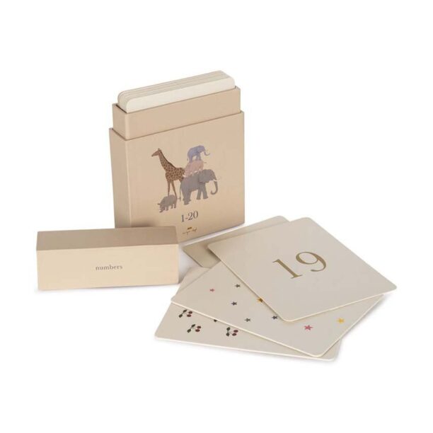 Konges Sløjd cărți educative CARDBOARD LEARNING CARDS FSC KS101449