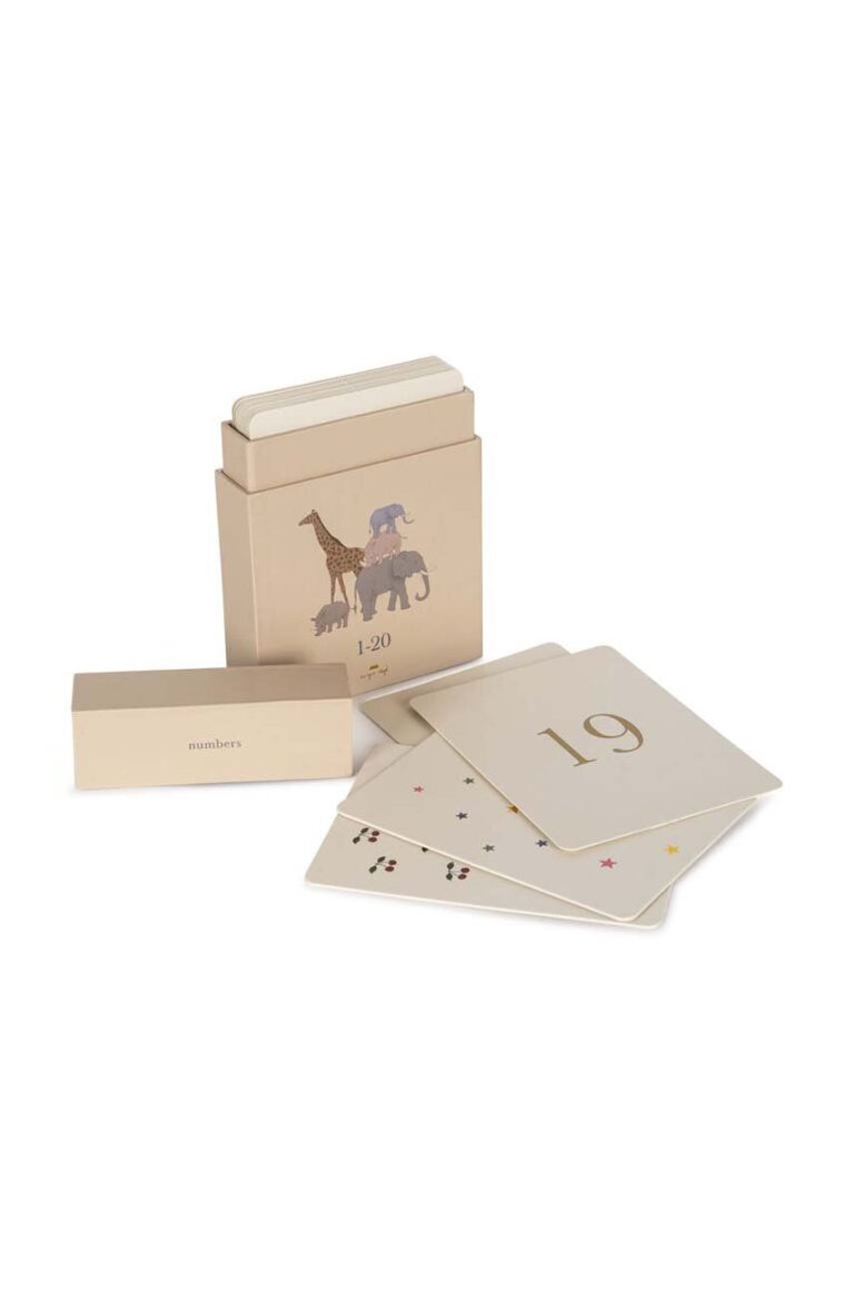 Konges Sløjd cărți educative CARDBOARD LEARNING CARDS FSC KS101449