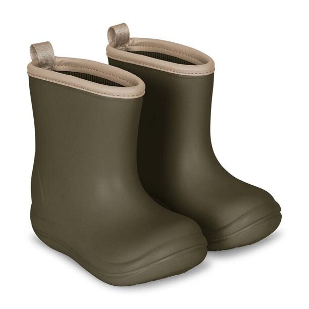 Konges Sløjd cizme copii LUC LIGHTWEIGHT RAIN BOOT culoarea verde