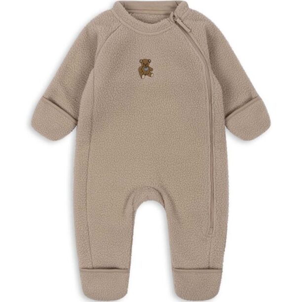 Konges Sløjd costum bebe SAFA ONESIE GRS culoarea bej