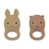 Konges Sløjd dințisori pentru bebelusi 2 PACK TEETHERS 2-pack KS3354