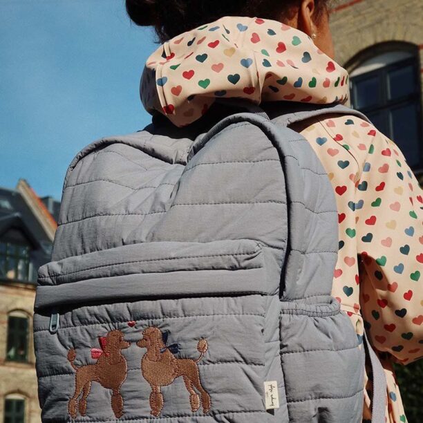 Konges Sløjd ghiozdan copii JUNO QUILTED BACKPACK MIDI mare