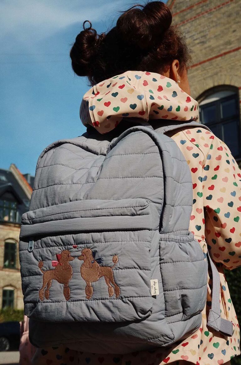 Konges Sløjd ghiozdan copii JUNO QUILTED BACKPACK MIDI mare