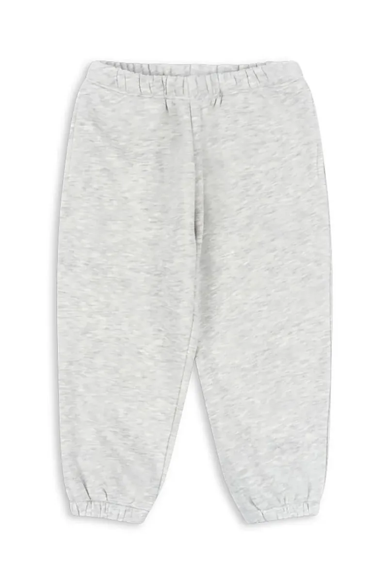 Konges Sløjd pantaloni de trening pentru copii LOU SWEAT PANTS OCS culoarea gri