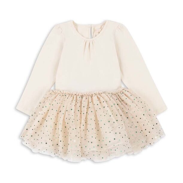 Konges Sløjd rochie fete FAIRY BALLERINA DRESS culoarea bej