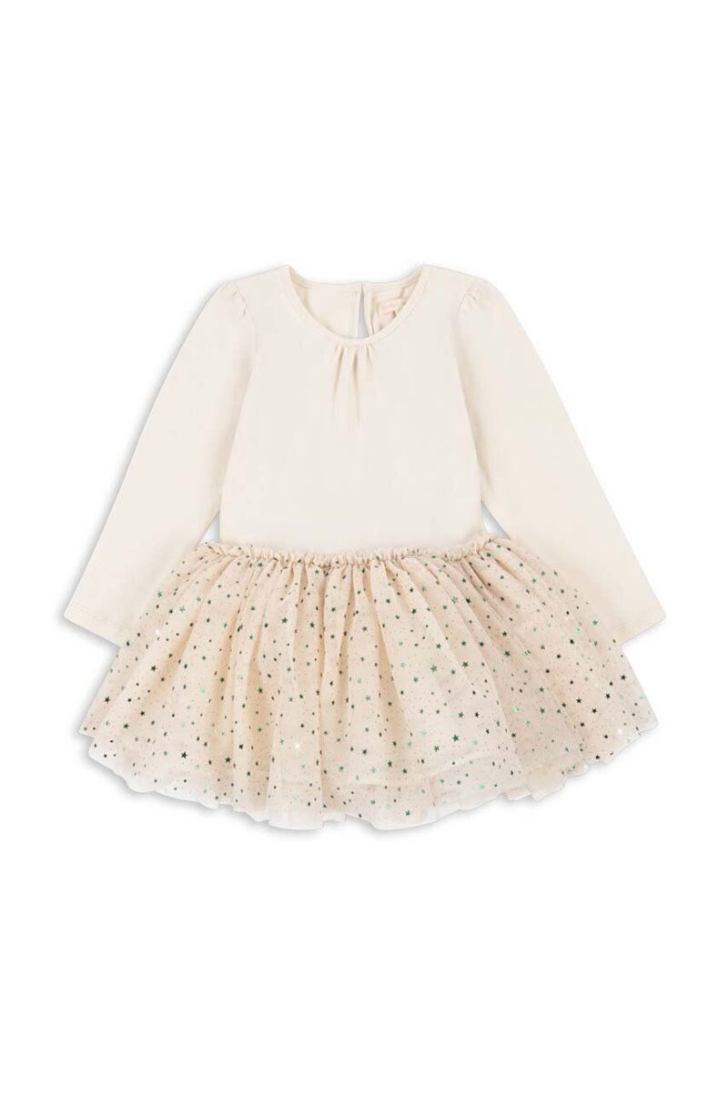 Konges Sløjd rochie fete FAIRY BALLERINA DRESS culoarea bej