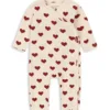 Konges Sløjd salopete din bumbac pentru bebelusi MINNIE NEWBORN ONESIE GOTS KS101610