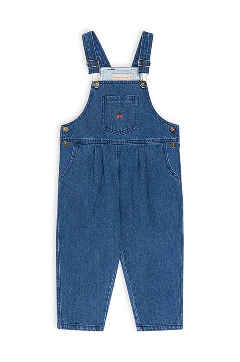 Konges Sløjd salopete din bumbac pentru copii MAGOT OVERALLS GOTS KS101590