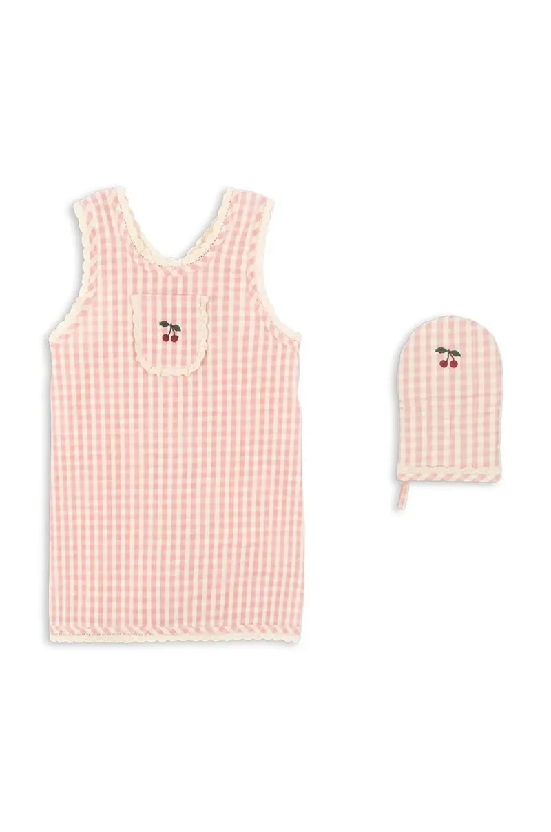 Konges Sløjd șorț pentru copii KIDS FRILL APRON SET KS102011