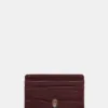 Kurt Geiger London carcasa din piele SMALL LEATHER GOODS culoarea bordo