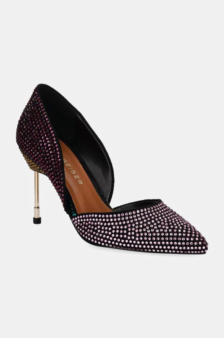 Kurt Geiger London pantofi cu toc Bond 90 culoarea violet