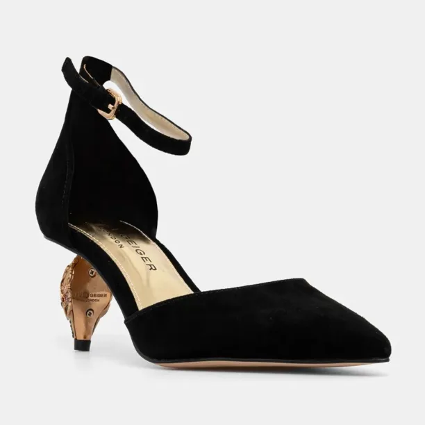 Kurt Geiger London pantofi cu toc Eagle Heel Pump culoarea negru