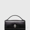 Kurt Geiger London poseta de piele BOND TOP HANDLE BAG culoarea negru