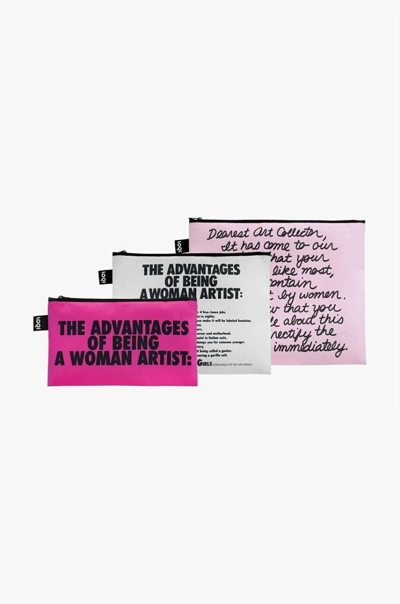 LOQI set de borsete GUERRILLA GIRLS 3-pack