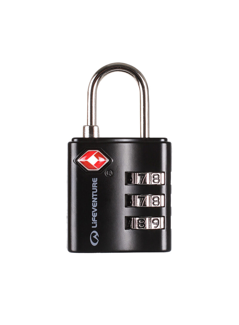 Lacăt Lifeventure TSA Combi Lock - black