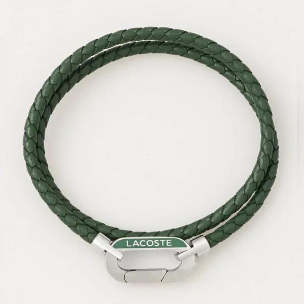 Lacoste bratara de piele barbati