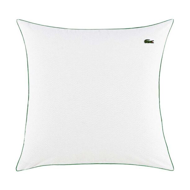 Lacoste față de pernă din bumbac L Tamis Blanc 65 x 65 cm