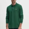 Lacoste longsleeve din bumbac L1312 132 culoarea verde