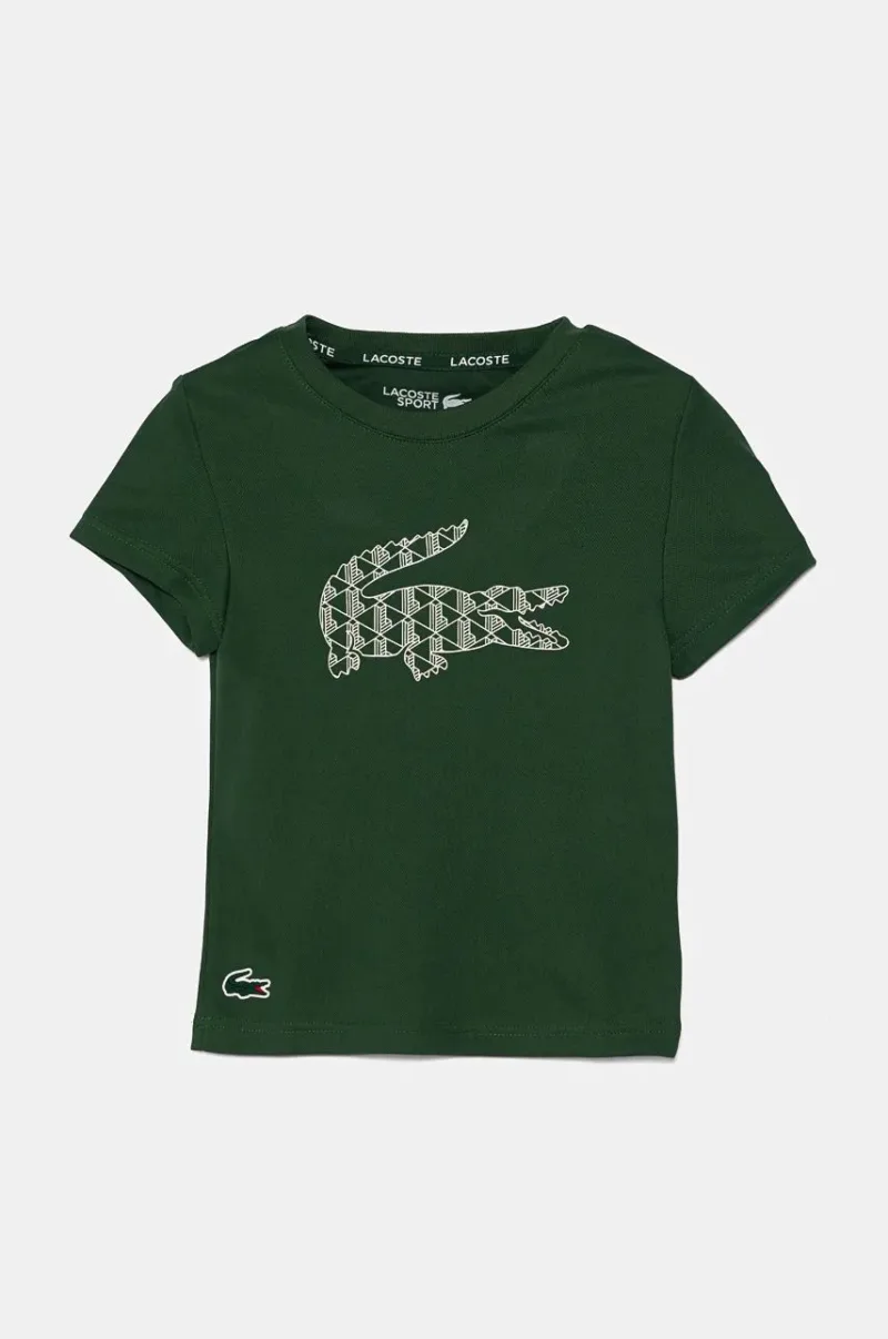 Lacoste tricou copii culoarea verde