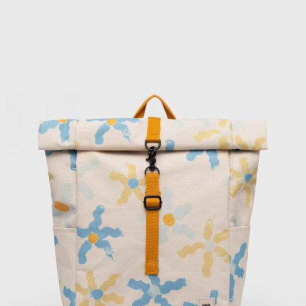 Lefrik rucsac ROLL MINI PRINTED x Maria Ramirez culoarea bej