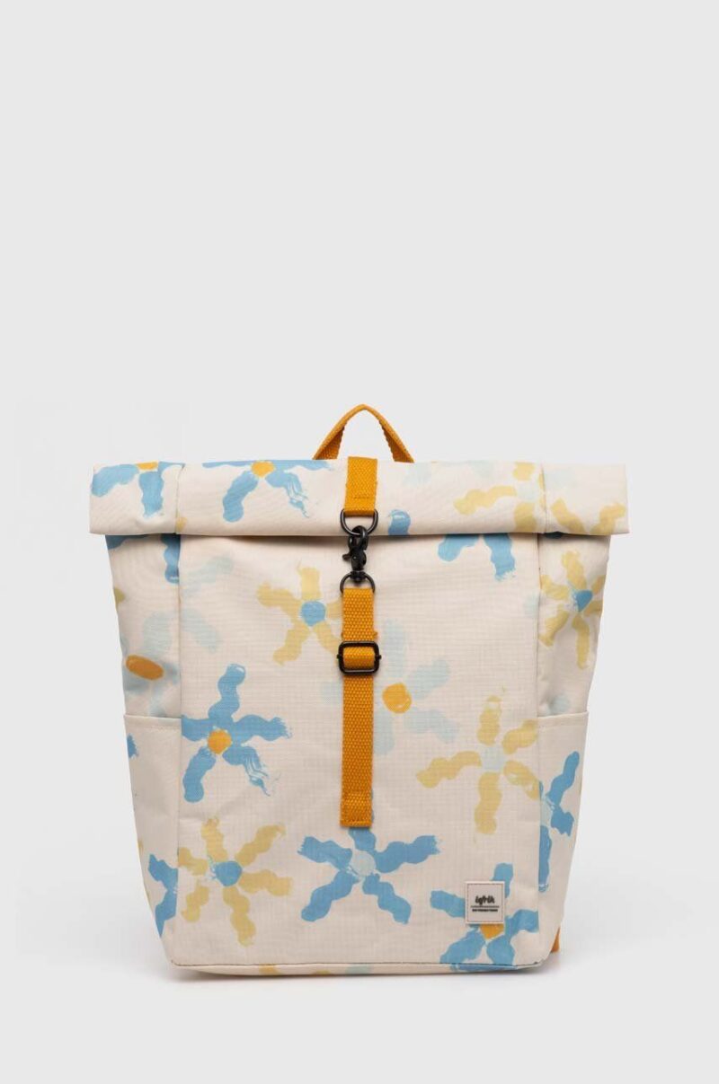 Lefrik rucsac ROLL MINI PRINTED x Maria Ramirez culoarea bej