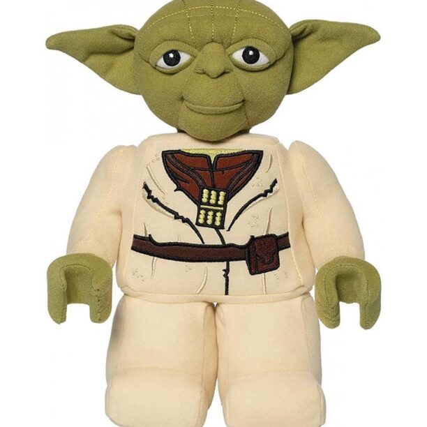 Lego jucărie decorativă de plus Star Wars Yoda