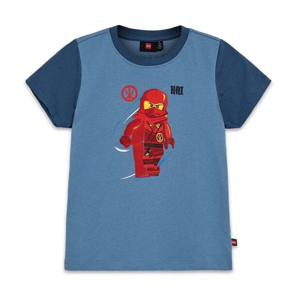 Lego tricou de bumbac pentru copii LWTANO 606 cu imprimeu