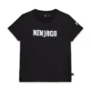 Lego tricou de bumbac pentru copii LWTANO 613 culoarea negru