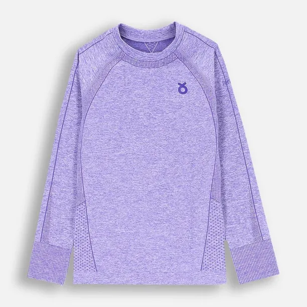 Lemon Explore longsleeve functional pentru copii culoarea violet