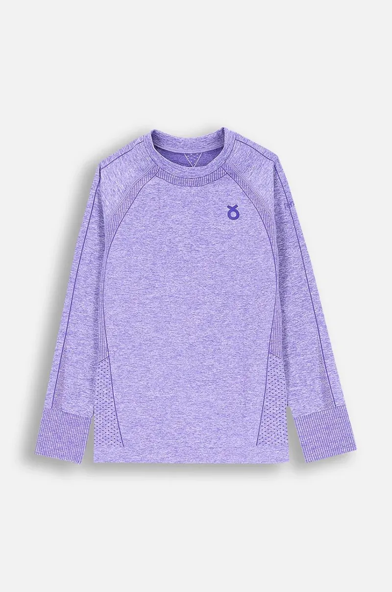 Lemon Explore longsleeve functional pentru copii culoarea violet