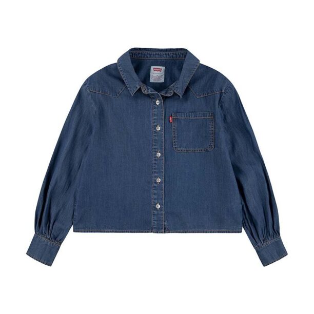 Levi's camasa din denim pentru copii L/S WESTERN DENIM SHIRT 4EL063