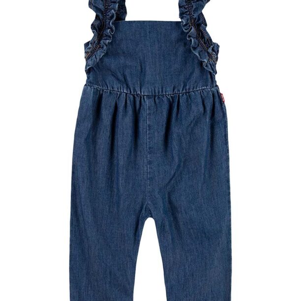 Levi's combinezon bebe RUFFLE STRAP JUMPSUIT culoarea verde