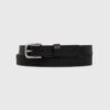 Levi's curea de piele culoarea negru