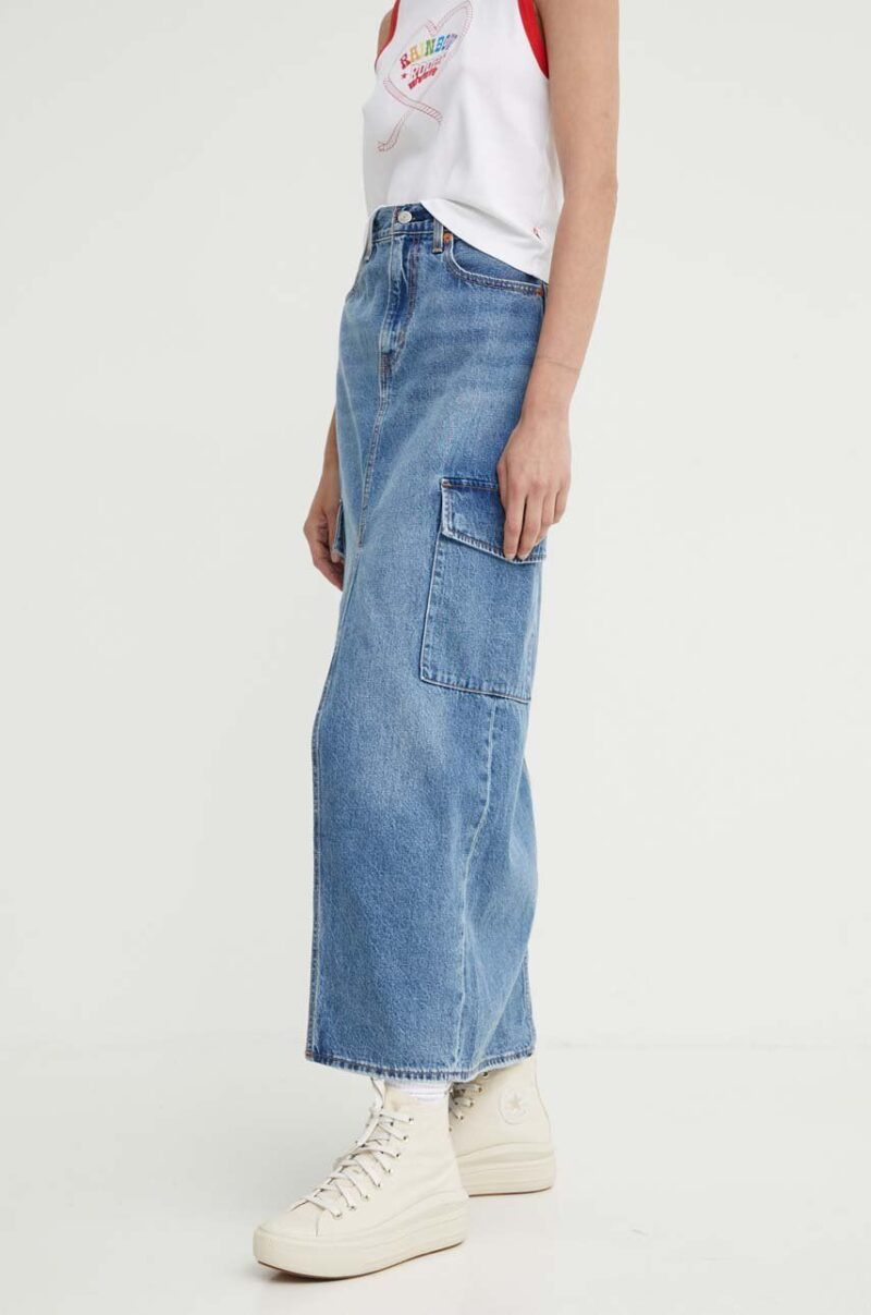 Levi's fusta jeans maxi