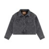 Levi's geaca de blugi pentru copii QUILTED TRUCKER JACKET culoarea gri