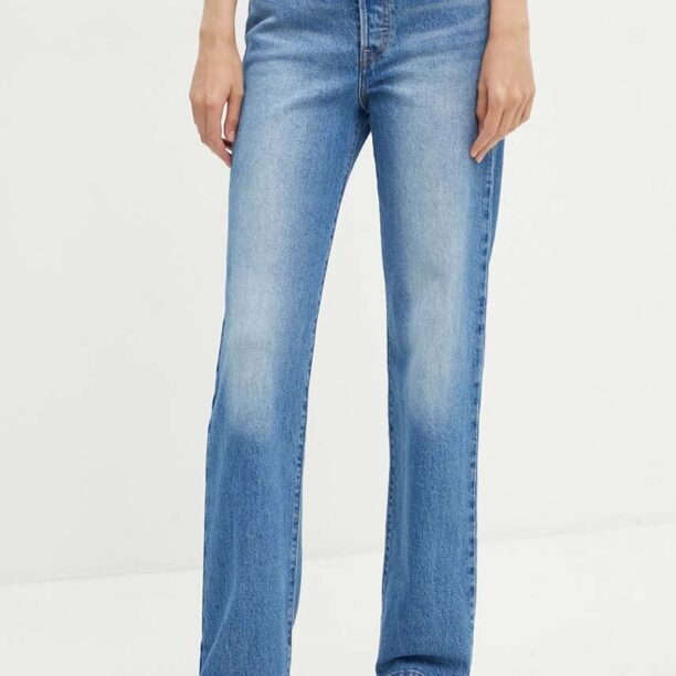 Levi's jeansi RIBCAGE FULL LENGTH femei high waist