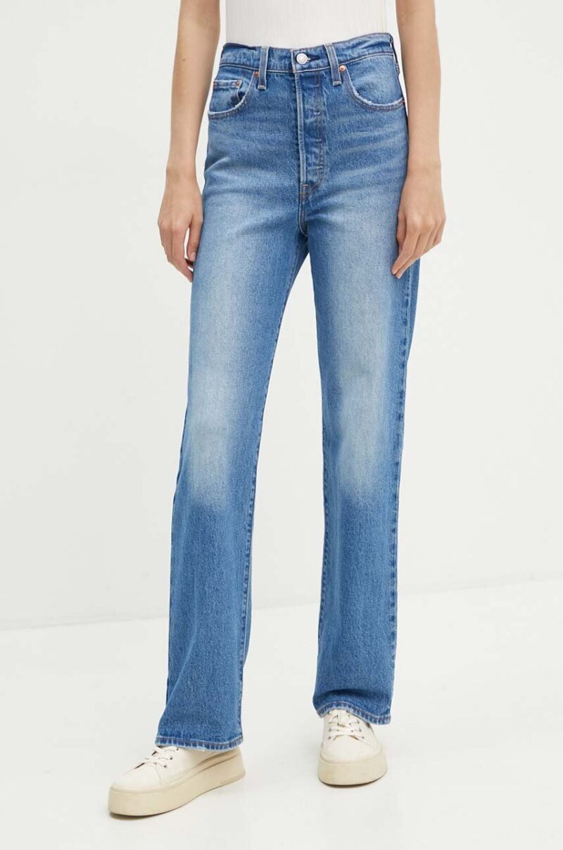 Levi's jeansi RIBCAGE FULL LENGTH femei high waist