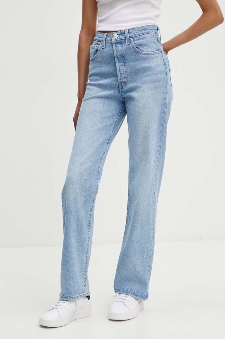 Levi's jeansi RIBCAGE FULL LENGTH femei high waist