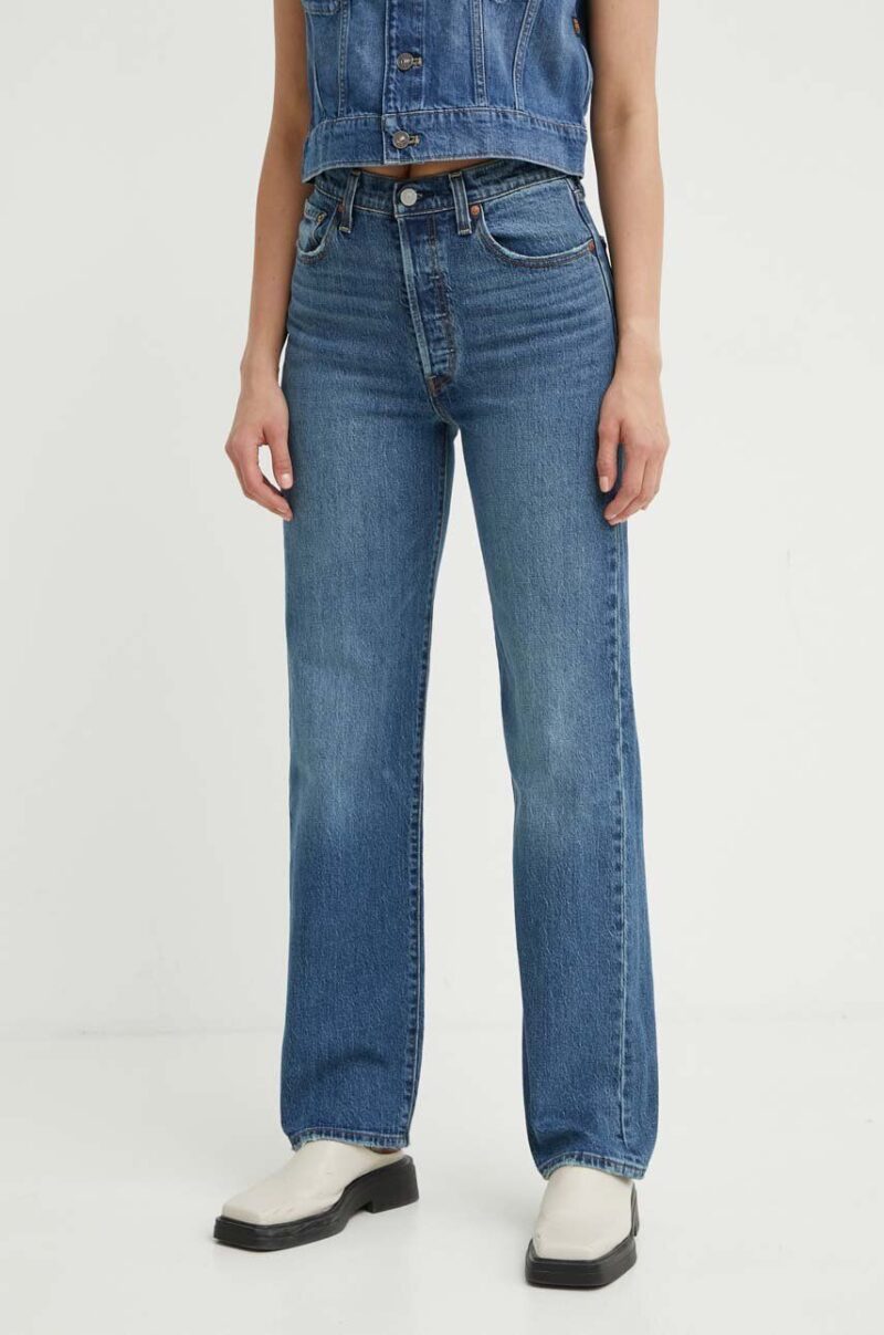 Levi's jeansi RIBCAGE FULL LENGTH femei high waist