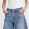 Levi's pantaloni scurti jeans HIGH BAGGY SHORT femei