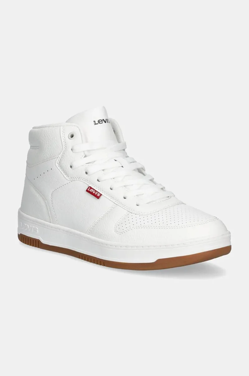 Levi's sneakers DRIVE HIGH culoarea alb