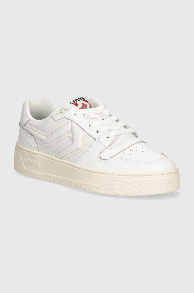 Levi's sneakers GLIDE S L culoarea alb