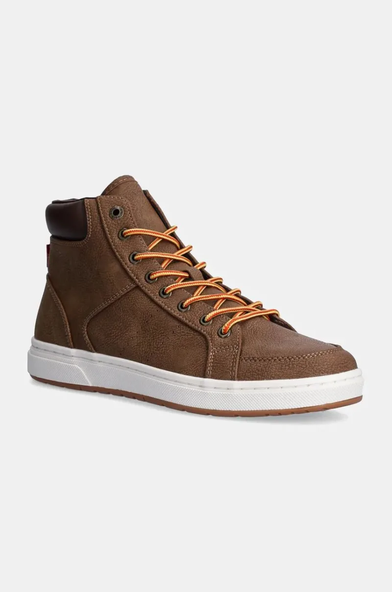 Levi's sneakers PIPER MID culoarea maro