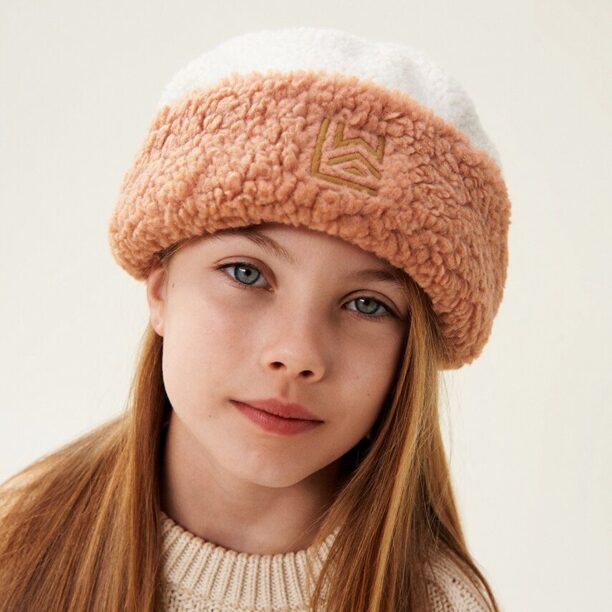 Liewood caciula copii Selene Beanie culoarea roz