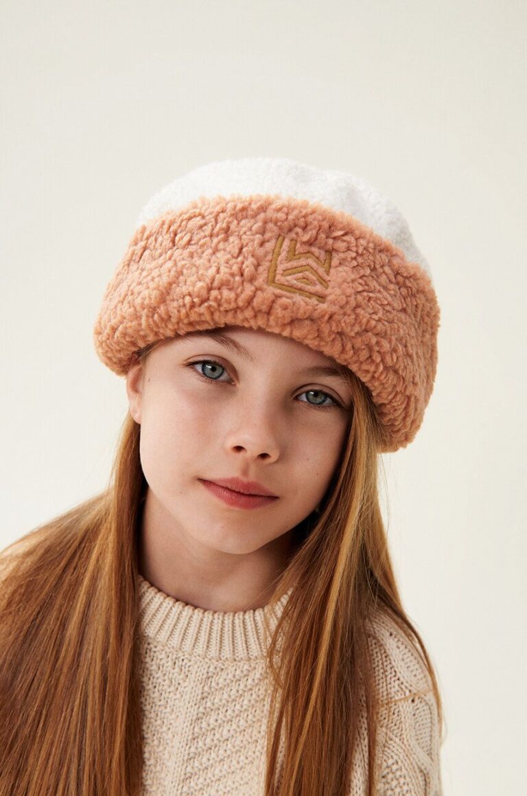 Liewood caciula copii Selene Beanie culoarea roz