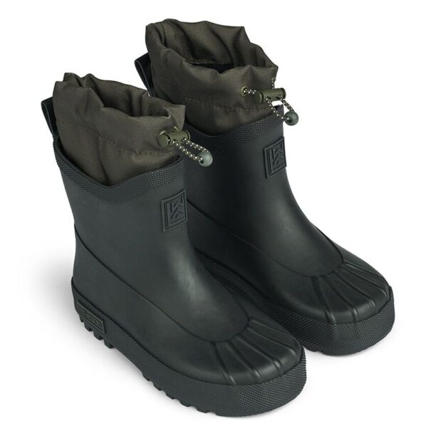 Liewood cizme copii Isaac Technical Rainboot culoarea negru