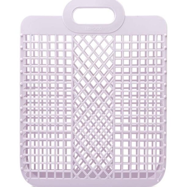 Liewood geanta de plaja Laureen Basket culoarea violet