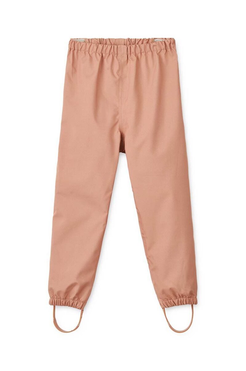 Liewood pantaloni de ploaie pentru copii Pedia Pants culoarea portocaliu