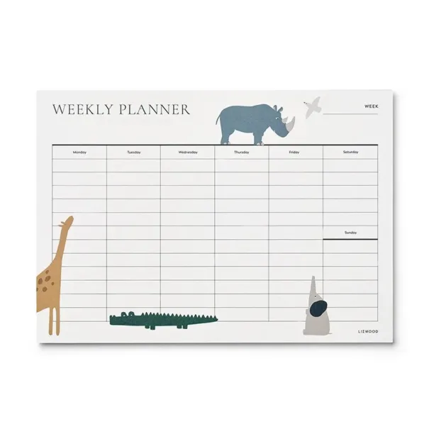 Liewood planificator saptamanal Kirby weekly planner LW17911