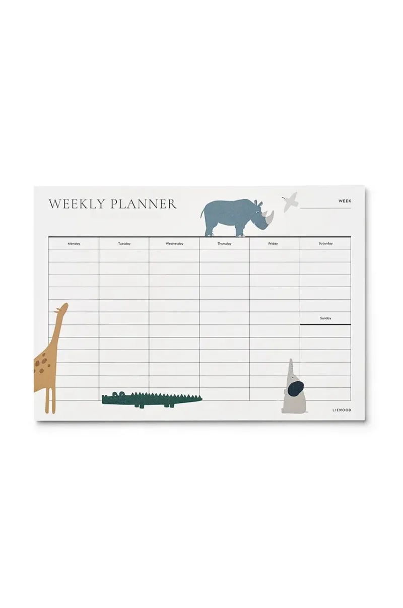 Liewood planificator saptamanal Kirby weekly planner LW17911